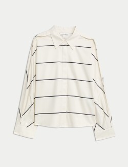 Košile volného střihu z čisté bavlny