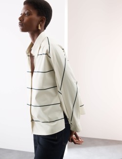 Košile volného střihu z čisté bavlny