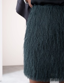 Minisukně do A s třásněmi