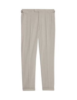 Teplé kalhoty s bočními stahovacími úchyty a rukojetí