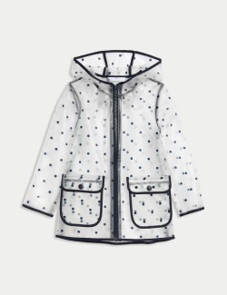 Puntíkovaný nepromokavý plášť (2–8 let)