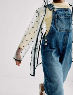 Puntíkovaný nepromokavý plášť (2–8 let)