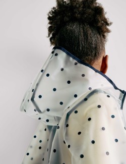 Puntíkovaný nepromokavý plášť (2–8 let)