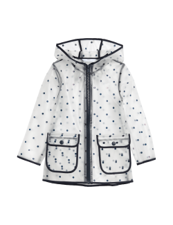 Puntíkovaný nepromokavý plášť (2–8 let)