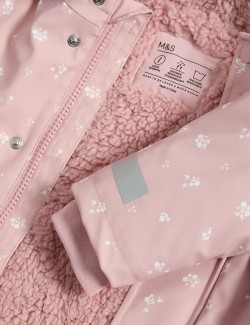 Ditsy Hooded Fisherman Jacket (3 Mths-3 Yrs)