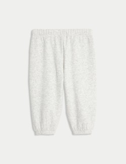 Cotton Blend Fleece Lined Joggers (0-3 Yrs)