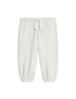 Cotton Blend Fleece Lined Joggers (0-3 Yrs)