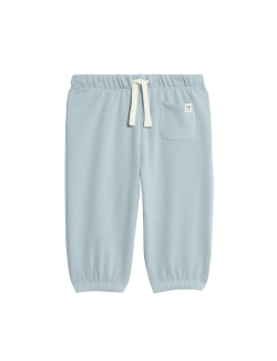 Cotton Blend Fleece Lined Joggers (0-3 Yrs)