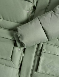 Zateplený dlouhý kabát (6–16 let)