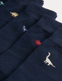 5pk Cool & Fresh™ Dino Cotton Rich Socks
