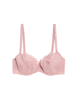 Jasmine Lace Wired Balcony Bra A-E