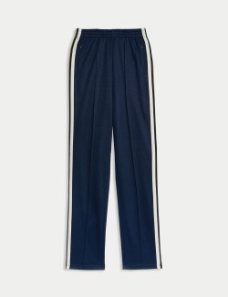 Cotton Rich Retro Side Stripe Joggers