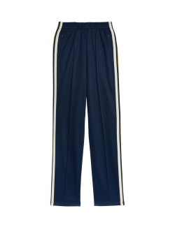 Cotton Rich Retro Side Stripe Joggers