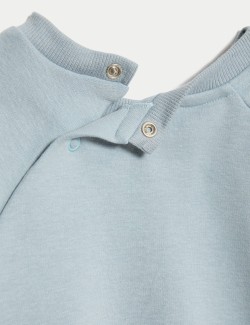 Flísová mikina ze směsi bavlny (0-3 roky)