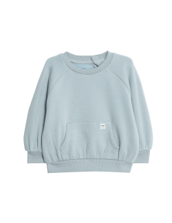 Flísová mikina ze směsi bavlny (0-3 roky)