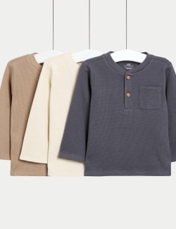 3 ks topů z čisté bavlny (0-6 let)