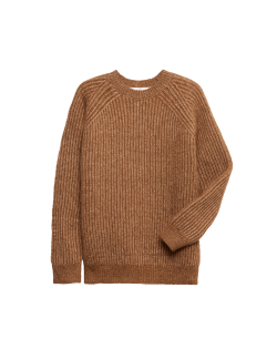 Pletený svetr s vlnou (2-16 let)