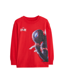 Tričko z čisté bavlny s potiskem Spider-Man™ (2–8 let)