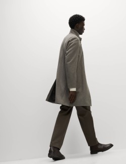 Kabát se stojacím límcem