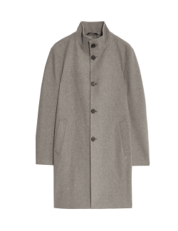 Kabát se stojacím límcem