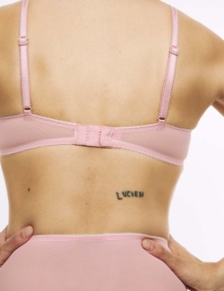 Jasmine Lace Wired Demi Cup Bra A-E