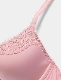 Jasmine Lace Wired Demi Cup Bra A-E