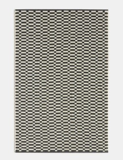 Pure Cotton Geometric Check Towel