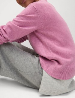 Svetr s výstřihem ke krku ze vzdušné příze