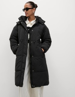 Thermowarmth™ Hooded Longline Puffer Coat