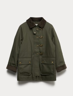 Lehká country bunda z čisté bavlny s přezkou