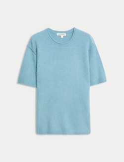 Volný pletený top s vlnou a alpakou