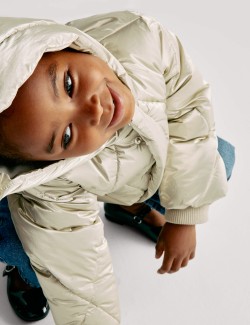 Zateplený metalický kabát s technologií Stormwear™ (2–8 let)