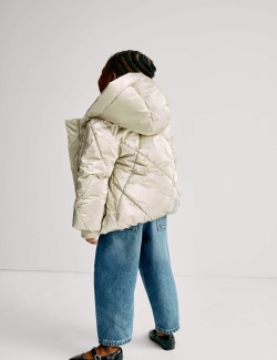 Zateplený metalický kabát s technologií Stormwear™ (2–8 let)