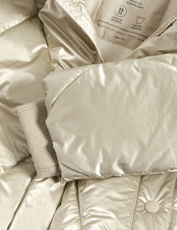 Zateplený metalický kabát s technologií Stormwear™ (2–8 let)