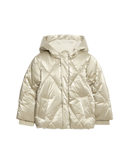 Zateplený metalický kabát s technologií Stormwear™ (2–8 let)