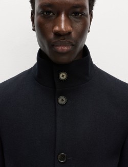 Funnel Neck Overcoat