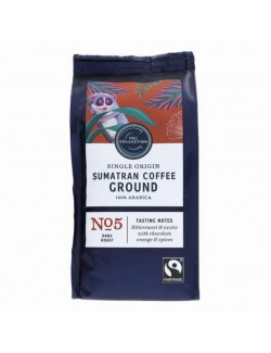 Pražená mletá sumaterská káva Arabica Fairtrade