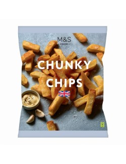 Předsmažené silné bramborové hranolky obalené v jemně kořeněném těstíčku