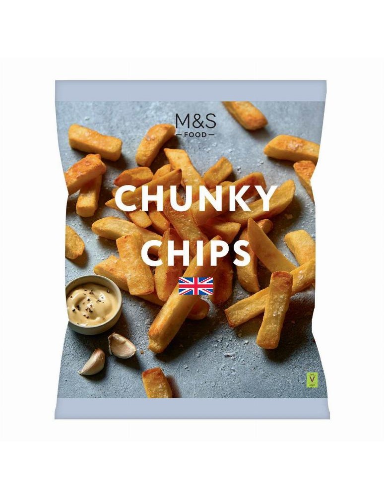 Předsmažené silné bramborové hranolky obalené v jemně kořeněném těstíčku