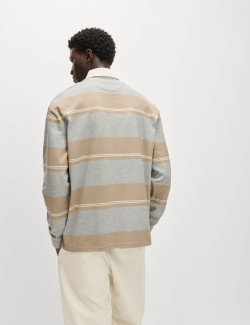 Pure Cotton Striped Rugby Shirt