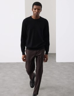 Svetr z čistého kašmíru s výstřihem ke krku