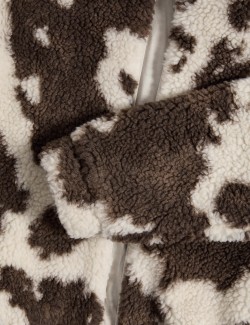 Borg Pony Print Jacket (2-16 Yrs)