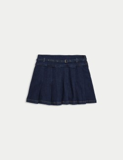 Džínová minisukně se sklady vzadu (2–16 let)