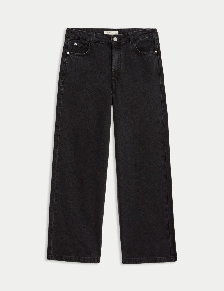 Wide Leg Denim Jeans (6-16 Yrs)