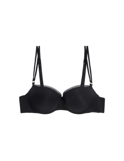 Balkonová podprsenka push-up Boston z mikrovlákna s kosticemi