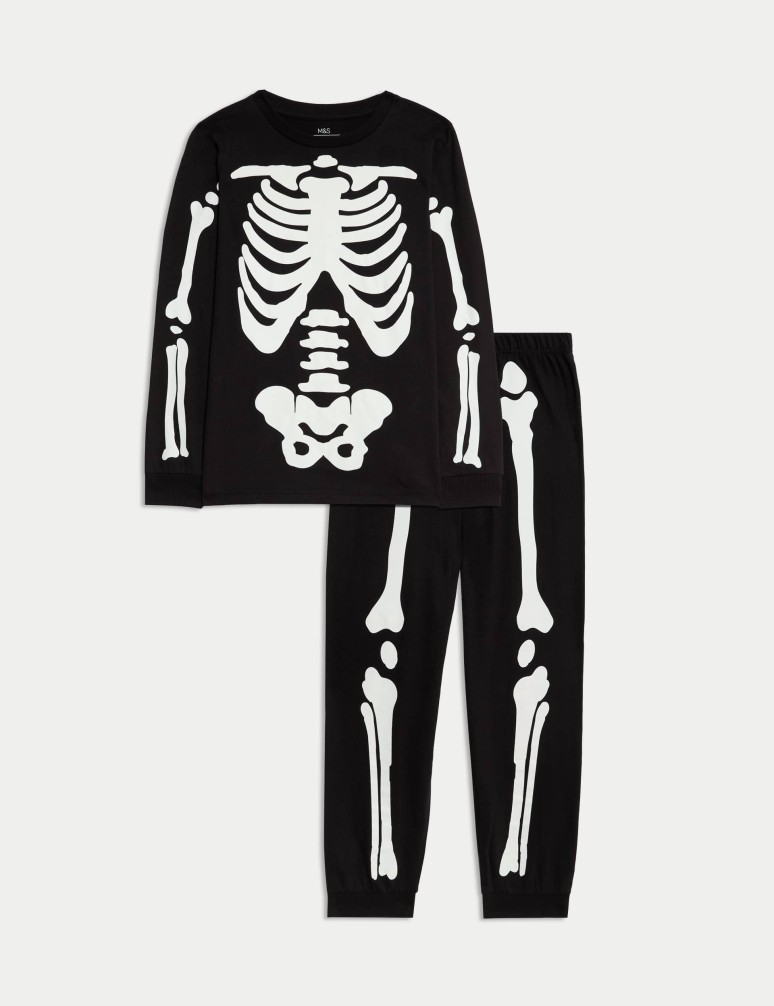 Halloween Skeleton Pyjamas (1 - 16 Yrs)