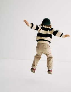 Pruhovaná sportovní košile z čisté bavlny (2–8 let)