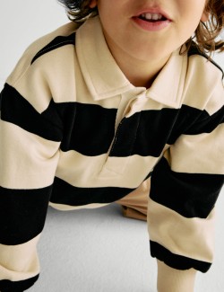 Pruhovaná sportovní košile z čisté bavlny (2–8 let)