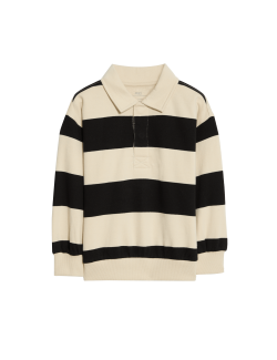 Pruhovaná sportovní košile z čisté bavlny (2–8 let)