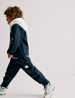 Dvoudílný outfit topu a spodního dílu s vysokým podílem bavlny (2–8 let)